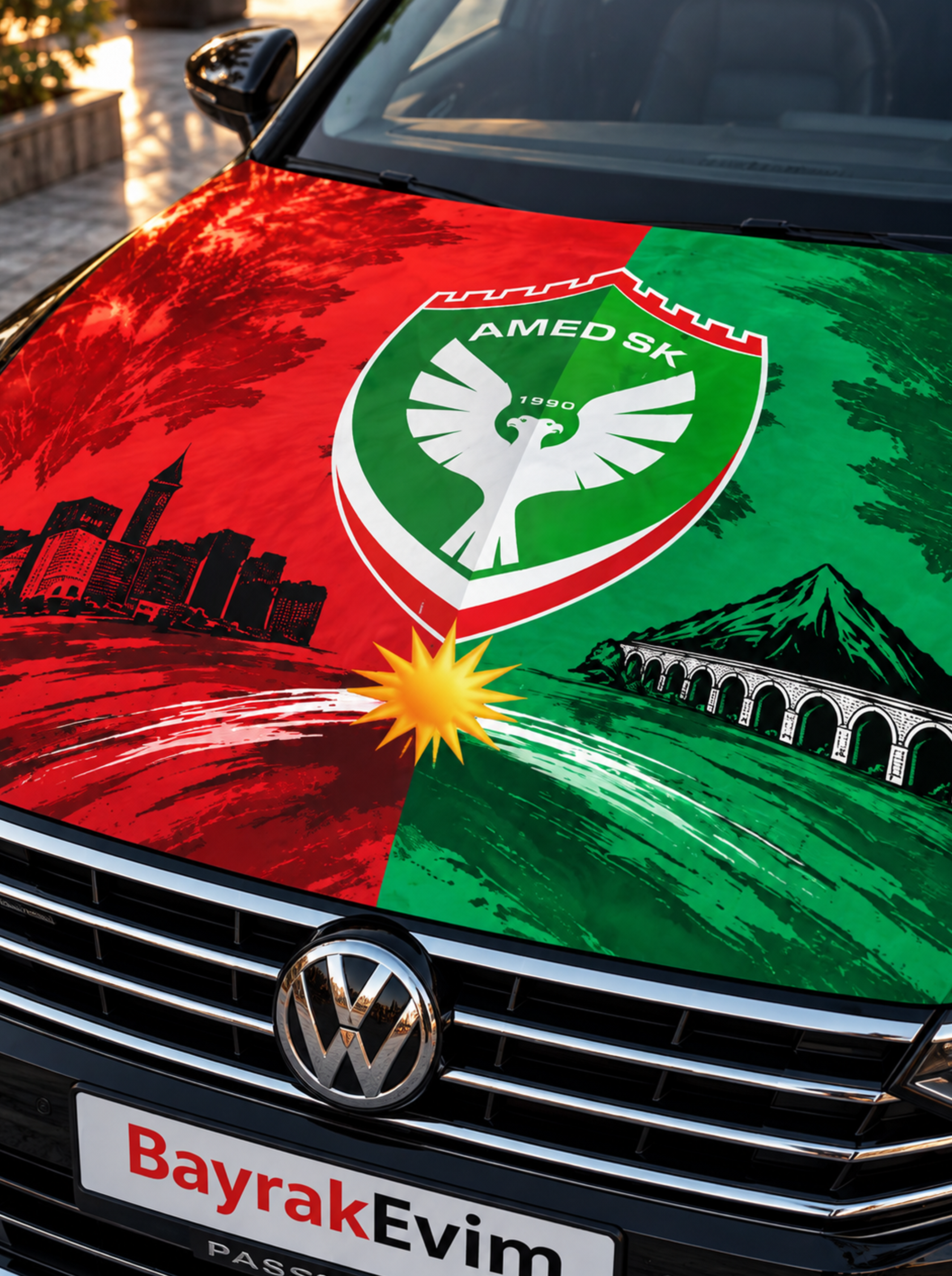 Amed Spor 1 Kaput Bayrağı